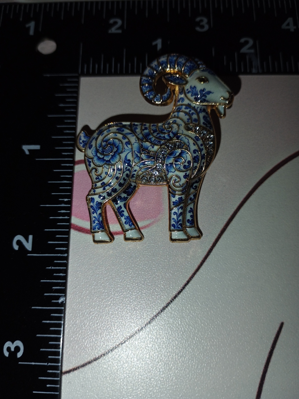 Ram Brooch